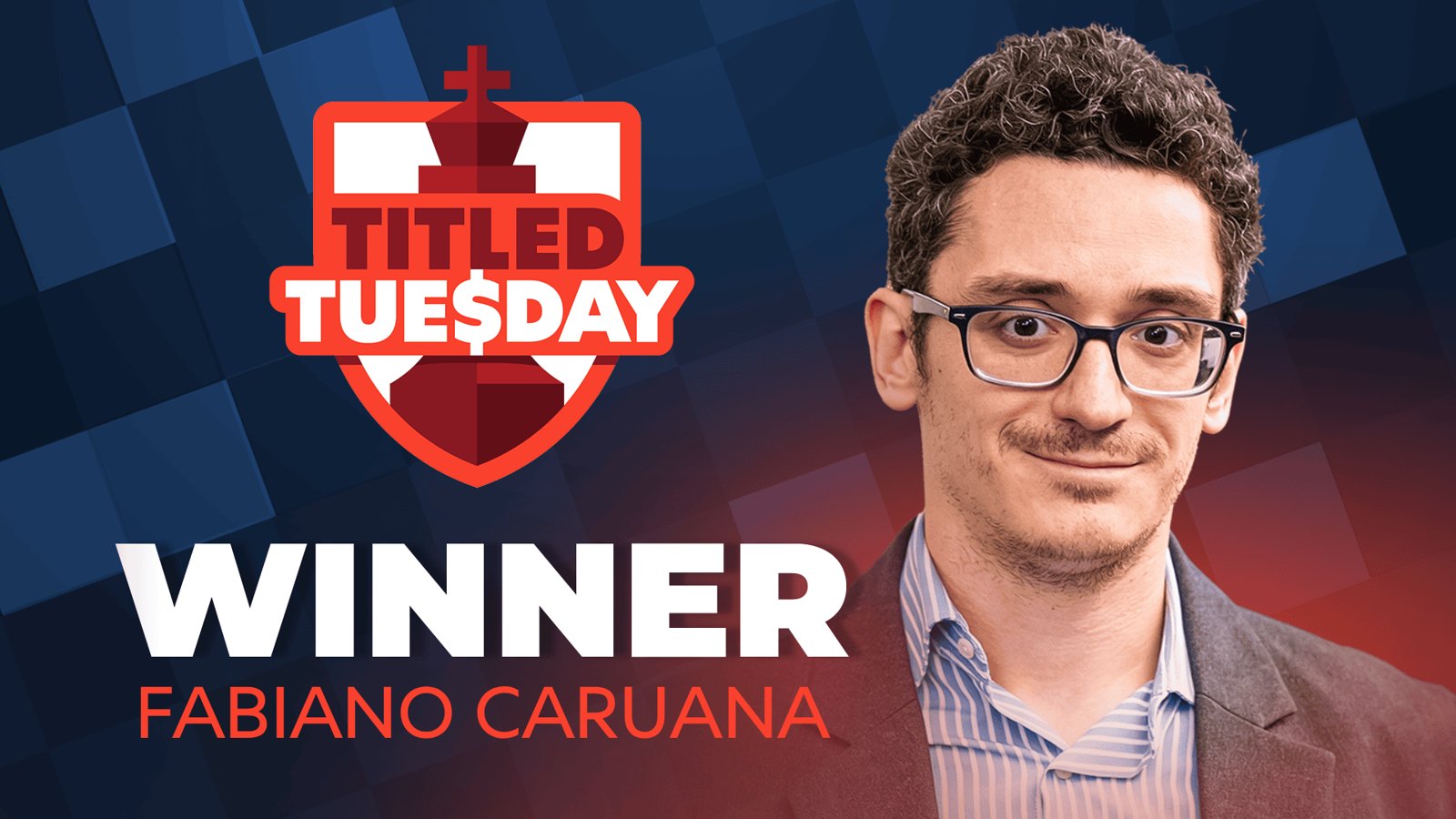 Caruana Wins Titled Tuesday on Rest Day
